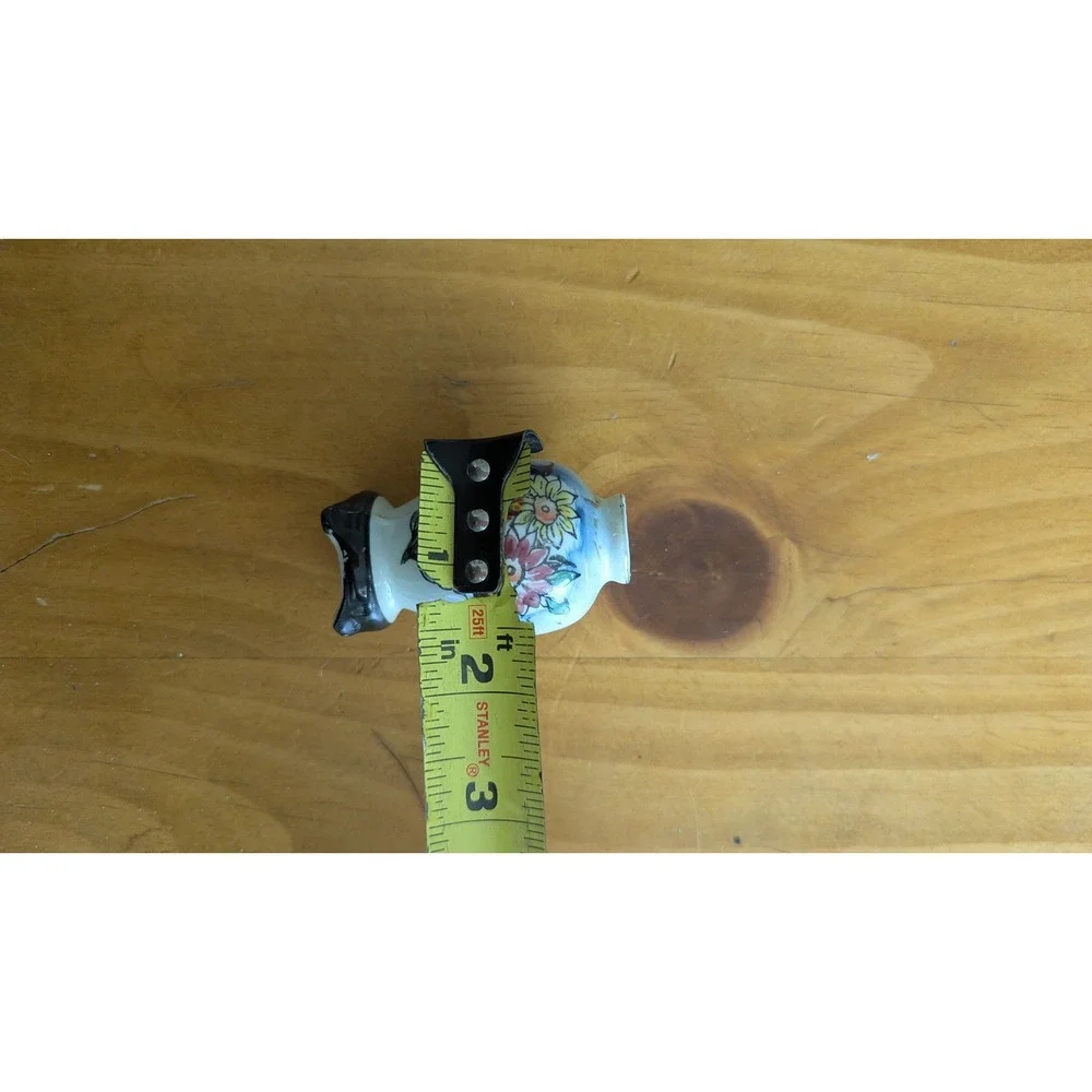 Vintage Made in Occupied Japan Miniature Porcelain Floral Bud Vase Hand Painted